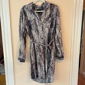 Stylish Animal Print Women's Dress